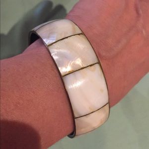 Mother of Pearl Bangle Bracelet